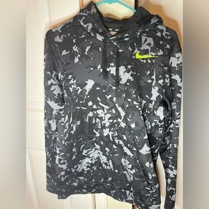 Black Nike camo hoodie